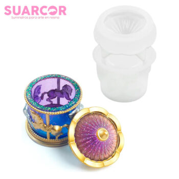molde-silicon-Alhajero'Carrusel-suministros-para-artes-en-resina-suarcor-costa-rica1