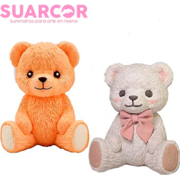Molde De Silicon En Forma De Oso De Peluche 3D (SIN BANDEJA)
