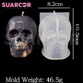 Molde De Silicon En Forma De Calaveras 3 Tamaños - Image 3
