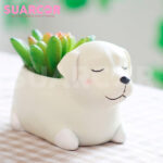 Molde De Silicon Macetero En Forma De Cachorrito