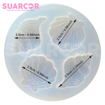 Molde De Silicon Con Forma De Conchitas De Mar - Image 2