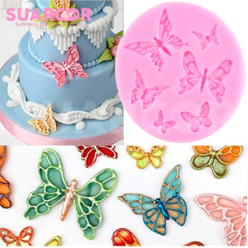 Molde De Silicon De Mariposas