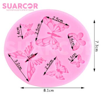 Molde De Silicon De Mariposas - Image 2