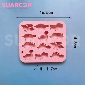 Molde De Silicon De Dinosaurios Chicos - Image 2