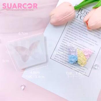 Molde De Silicon De Flor Mariposa - Image 2