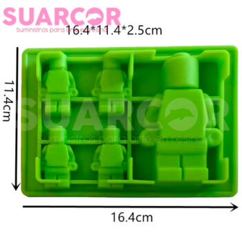 Molde De Silicon Con Forma De Lego - Image 2