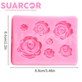 Molde De Silicon De Rosas - Image 2