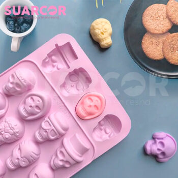 Molde de Silicon Calaveras