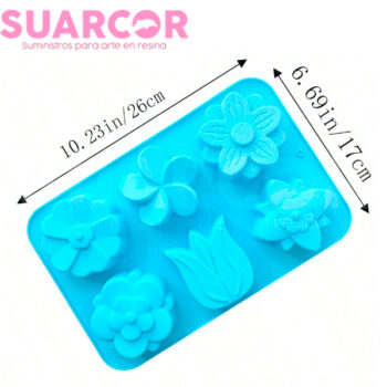 Molde De Silicon Varias Flores - Image 2