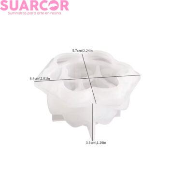 Molde De Silicon Flor De Loto (2 tamaños) - Image 3