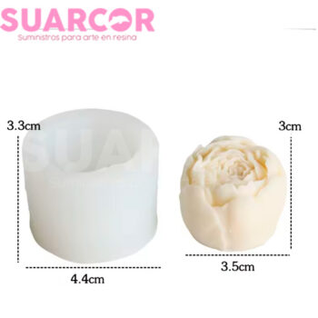Molde De Silicon Flor Peonias - Image 2